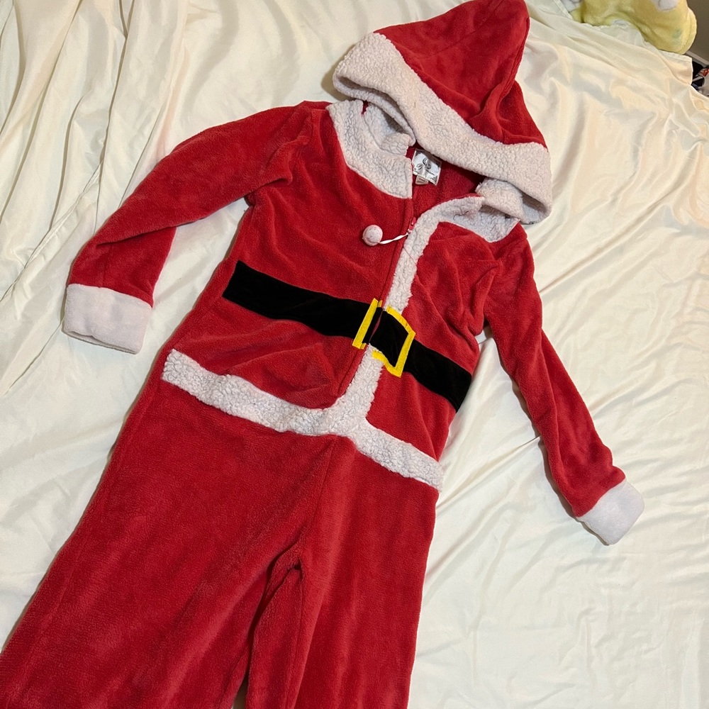 Women’s size M Santa onesie pajamas